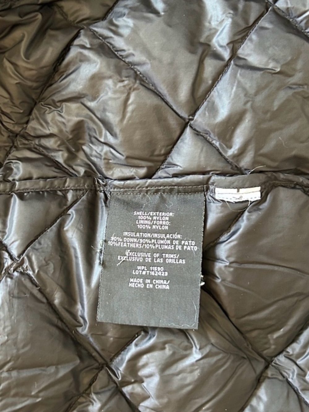 Nordstrom 32 Degrees Women’s Black Hooded Lightweight Down Puffer Jacket S - Picture 7 of 7
